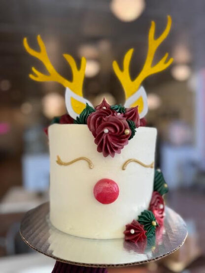 3D Rudolph The Red Nose Reindeer Cake